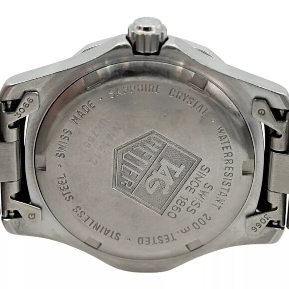 Vintage Midsize 34mm Tag Heuer Professional 2000 Series Coke Bezel Watch WM1212! - Picture 9 of 10